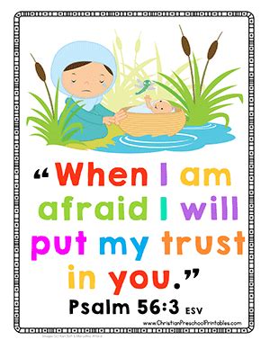 Moses Bible Printables - Christian Preschool Printables