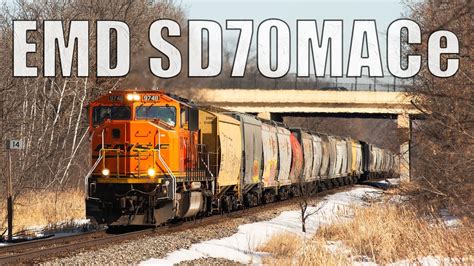 BNSF EMD SD70MACe Locomotive leading the CP397 | CP Paynesville Sub - YouTube