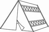 Camping Tent Isolated Coloring Page For Kids 26493029 Vector Art At  sketch template
