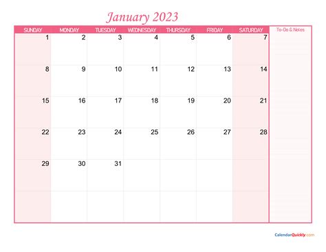 Monthly Calendar 2023 | FREE Printable Online