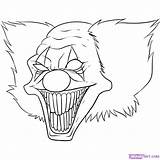 Killer Clown Coloring Pages sketch template