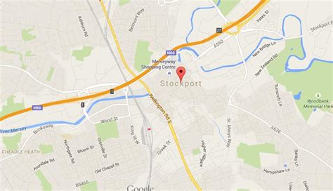 Map of Stockport