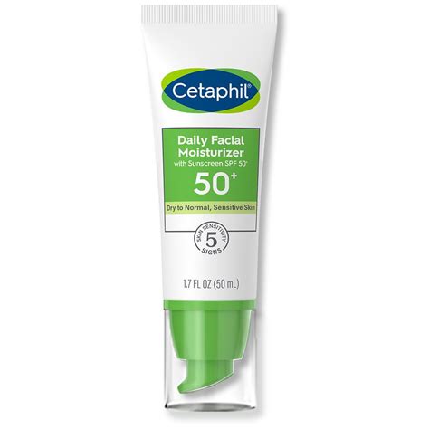 Cetaphil Daily Face Moisturizer Sunscreen SPF 50 | Walgreens