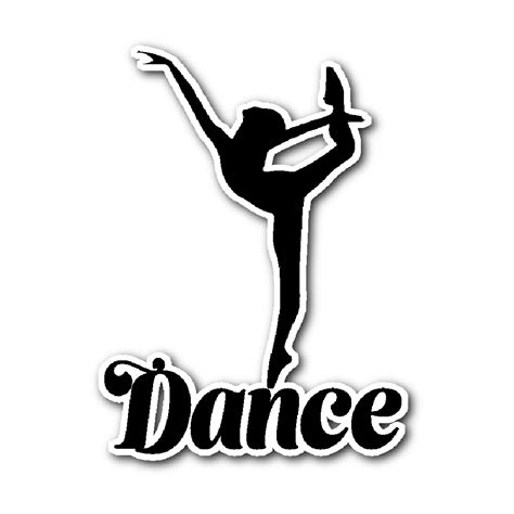 Dancer Sticker Vinyl Cling | Stickers, Dance wallpaper, Homemade stickers