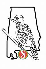 Free Alabama Coloring Pages — Stevie Doodles sketch template