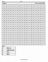 Color By Number Coloring Square D Minecraft Pages sketch template
