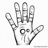Hand Coloring Pages  Free & Printable sketch template