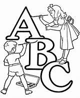 Free Printable Abc Coloring Pages For Kids sketch template