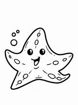 Print 25  Free Starfish Coloring Pages For Kids ⭐🐟 sketch template