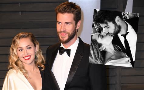 Miley Cyrus Confirms Liam Hemsworth Wedding With Intimate Photos