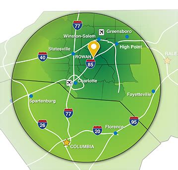 EDC Highway Map - Rowan EDC | Partnership for Economic Development