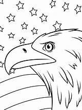 Eagle Head With Stars coloring Page  Download Print Or Color Online sketch template