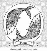 6  Hundred Pisces Coloring Page Royalty Free Images Stock Photos sketch template