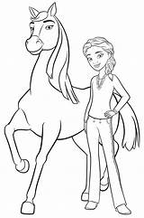 Spirit Cartoon Coloring Pages sketch template