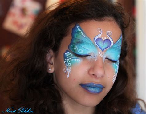 Nurit Pilchin Face Painting Images, Face Painting Flowers, Butterfly Face Paint, Girl Face ...