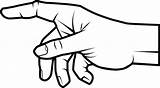 Pointing Finger coloring Page  Free Printable Coloring Pages sketch template