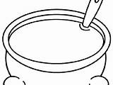 Soup Bowl Coloring Page Pages sketch template