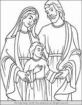 Holy Family Coloring Page  TheCatholicKidcom sketch template