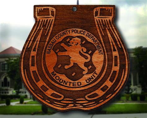 Personalized Wooden Nassau County Police Badge or Shoulder - Etsy