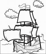 Mayflower Coloring Pages  Best For Kids sketch template