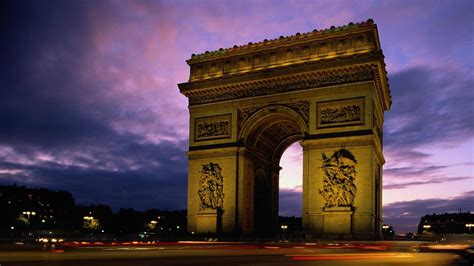 #351246 Arc de Triomphe, France, Light, Monument, Night, Paris, Time ...