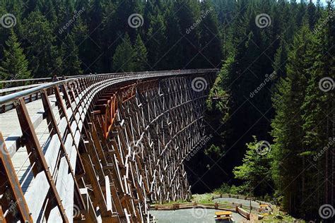 Kinsol Trestle from Northern End, Koksilah River Provincial Park ...