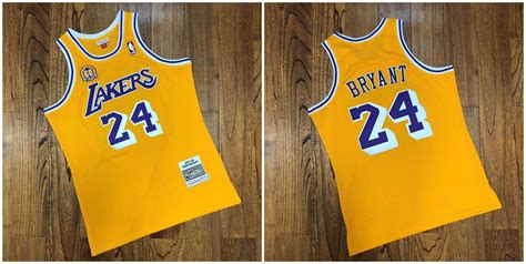 New Lakers 24 Kobe Bryant Yellow 60th Anniversary 2007-08 Hardwood Classics Jersey cheap sale