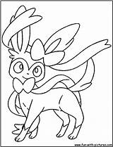 Sylveon Coloring Pages At GetColoringscom  Free Printable Colorings sketch template