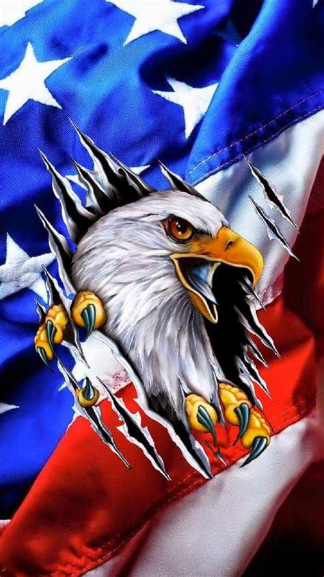 Top 85+ eagle wallpaper american flag best - in.coedo.com.vn