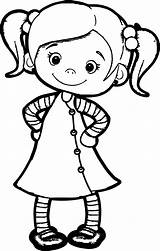 Cute Little Girl Coloring Pages At Tanzaynblog Blog sketch template
