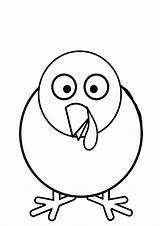 Thanksgiving Coloring Pages  FREE PRINTABLE LARGE Turkey sketch template