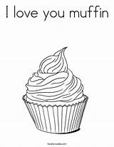 Muffins Coloring Page  Home sketch template