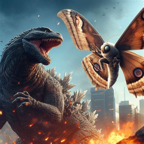 Mothra vs Godzilla by prehistoricpark96 on DeviantArt