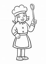Chef Coloring Pages  Best For Kids sketch template