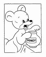 BlueBonkers Teddy Bear Coloring Page Sheets  Honey Coloring Home sketch template