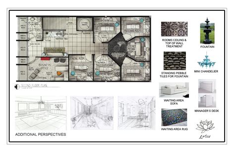 Salon example 3 floor 1 | Spa interior design, Floor plans, Spa design