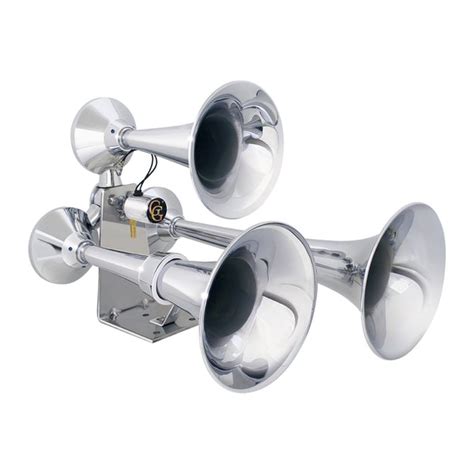 Chrome Heavy Duty Train Horn W/ Stainless Steel L Bracket – MiamiStar.com