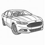 Ford Car 23 coloring page sketch template