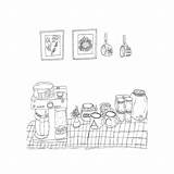 Cozy Coffee Nook Coloring Page / Wall Art  Etsy sketch template