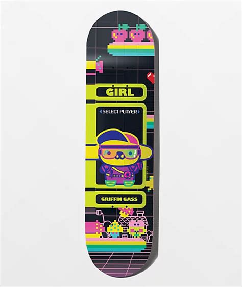 Girl x Sanrio Gass Kawaii Arcade 8.5" Skateboard Deck