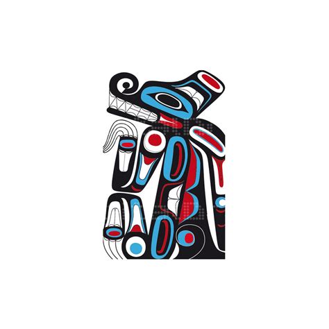 Native Haida designs Haida Art Print IIlustration Wall | Etsy