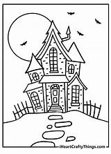 15 Haunted House Coloring Pages 100% Free PDF Printables sketch template