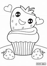 Cute Cupcake Coloring Pages  Coloring Home sketch template