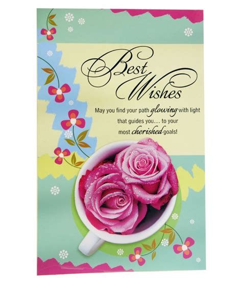 GIFTICS Best Wishes Greeting Card - GFT697: Buy Online at Best Price in India - Snapdeal