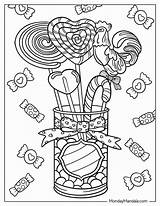 24 Candy Coloring Pages Free PDF Printables  coloring sketch template