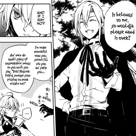 Chapter 68 spoilers! 😭 Ferid you perv. Rereading the manga : OwarinoSeraph