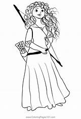 Free Disney Brave Coloring Pages sketch template