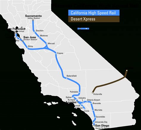 California High Speed Rail Project Map | Free Printable Maps