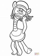 Coloring Pages Cooper From Trolls sketch template