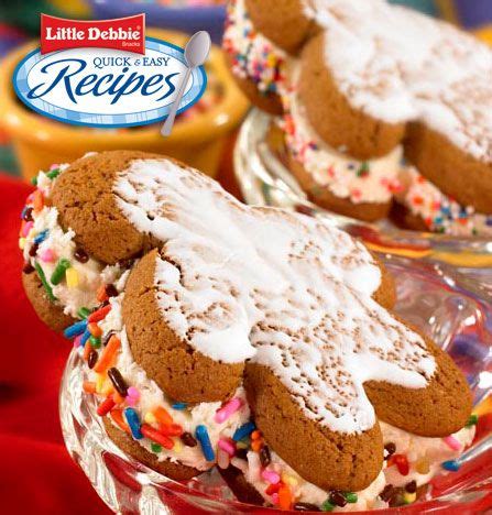 Little Debbie: Gingerbread Cookie Ice Cream Sandwiches Recipe ...